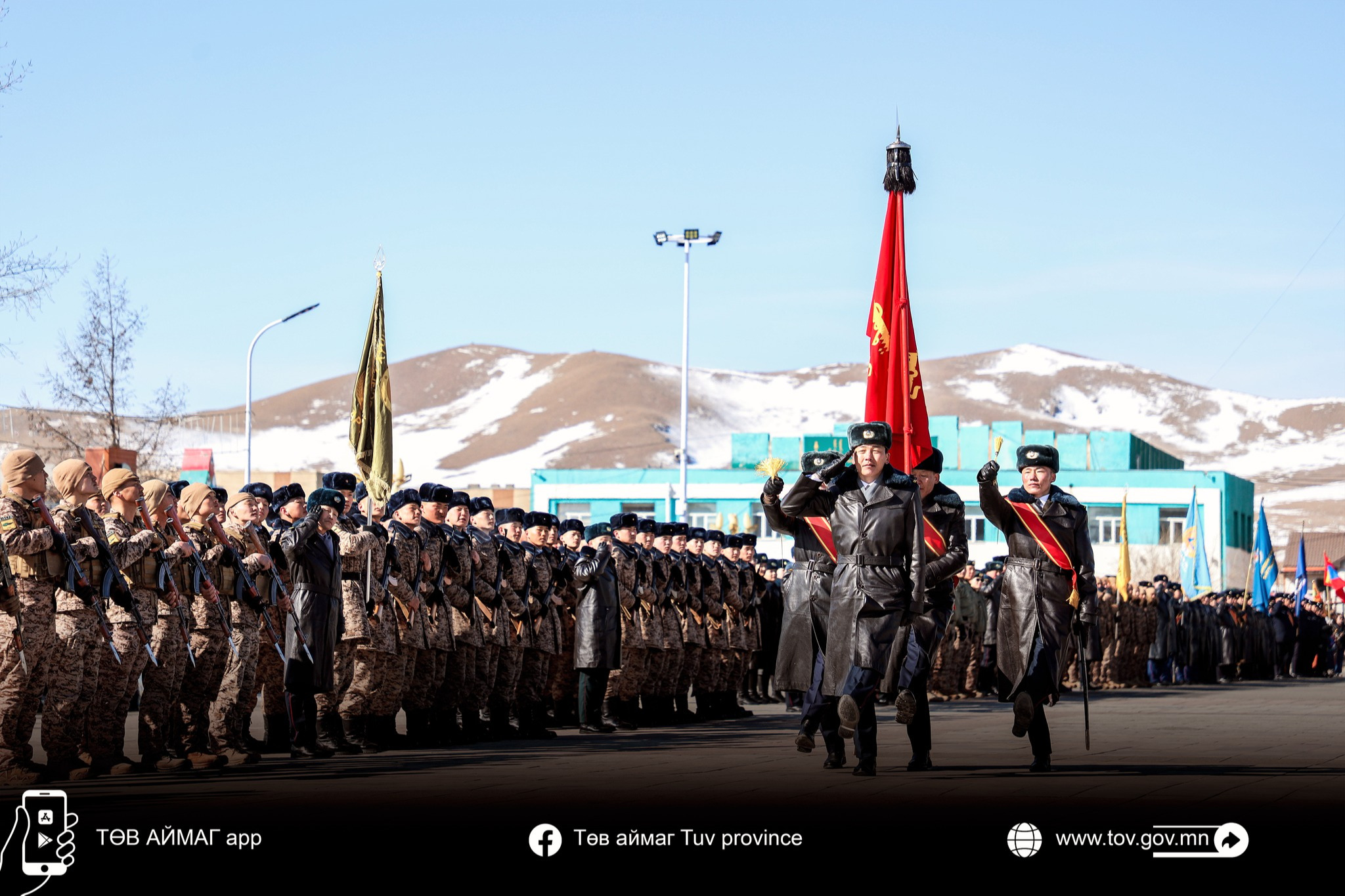 Зуунмод цэргийн хүрээний ёслолын жагсаал боллоо